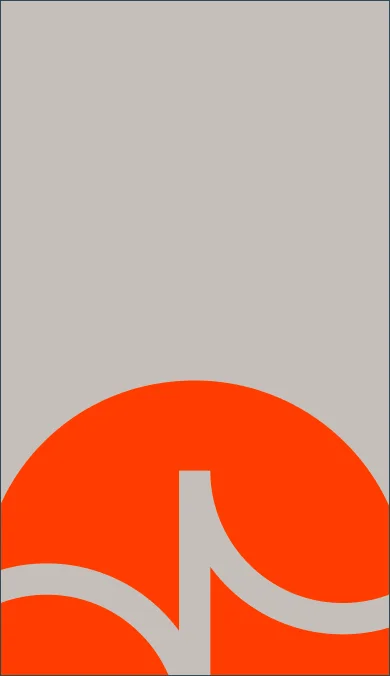 WHEN brand symbol comprising an orange circle with bold interconnected curves, resembling a lifeline.